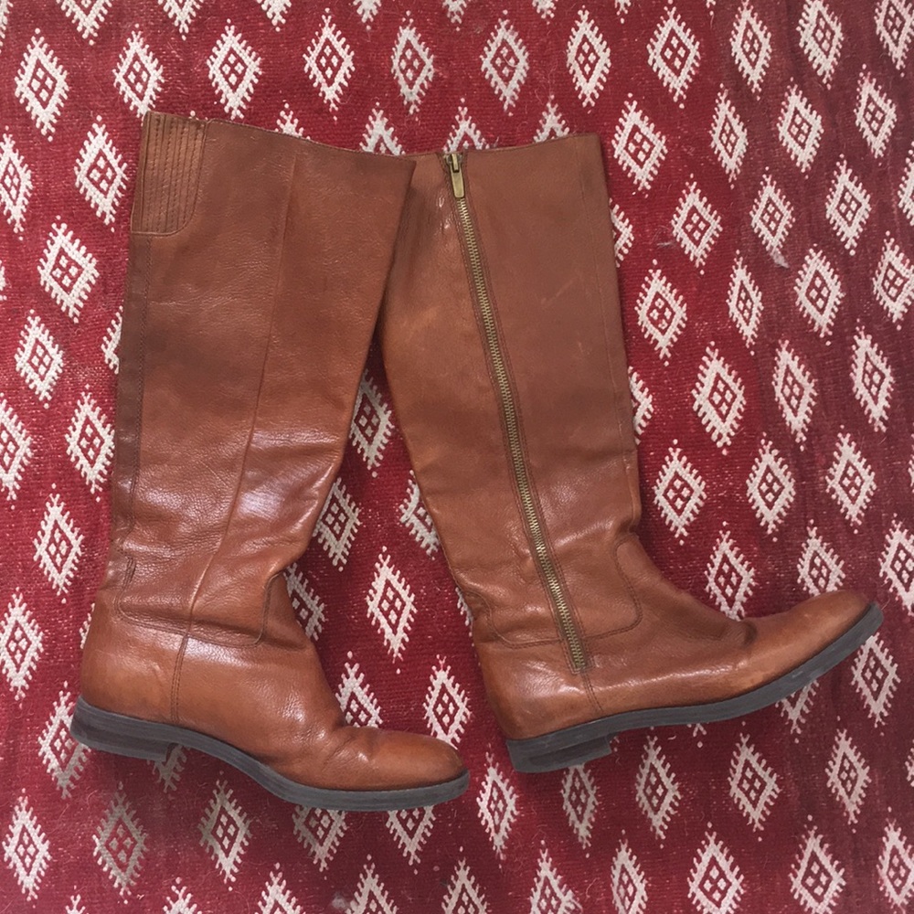 Enzo Angiolini Tan Knee Boots 8M